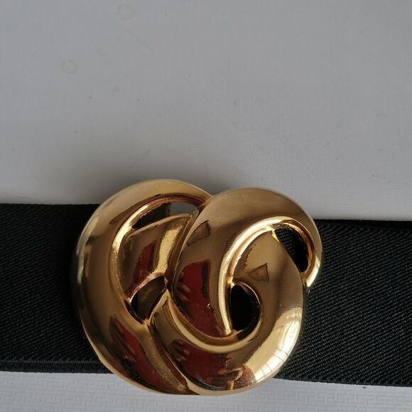 Vintage Day-Lor Gold/Black Belt. - Picture 2 of 7